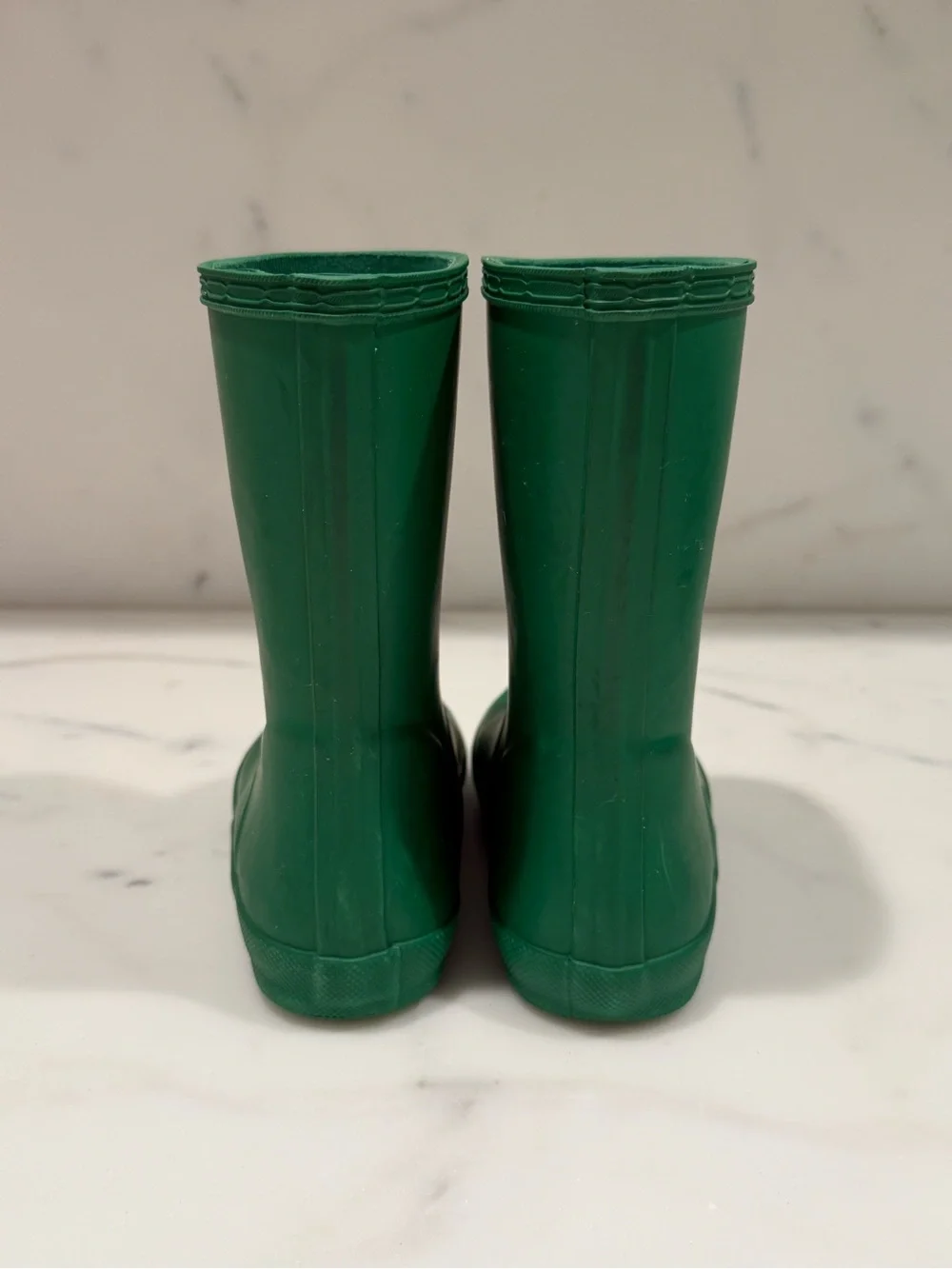 Hunter Kids First Classic Rain Boot Twisting Green